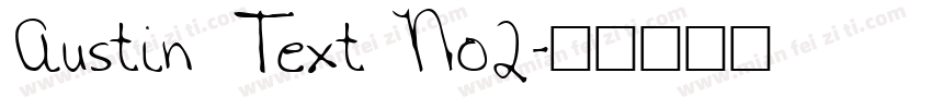 Austin Text No2字体转换